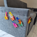 Brinquedo para Arranhador Adesivo – Acessório Interativo com Penas para Gato 1 Unidade