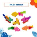 Brinquedo para Arranhador Adesivo – Acessório Interativo com Penas para Gato 1 Unidade